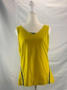 Merrell Opti-Wick Athletic Performance Tank Top – Mustard Yellow & Gray